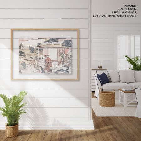 Hampton,Style,Living,Room,Interior,With,Frame,Mockup,,3d,Render
