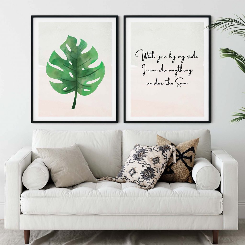 With you by my side I can do anything under the Sun – Wall Painting