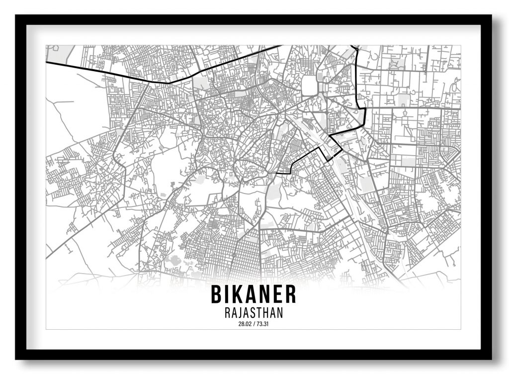 Bikaner gradient map