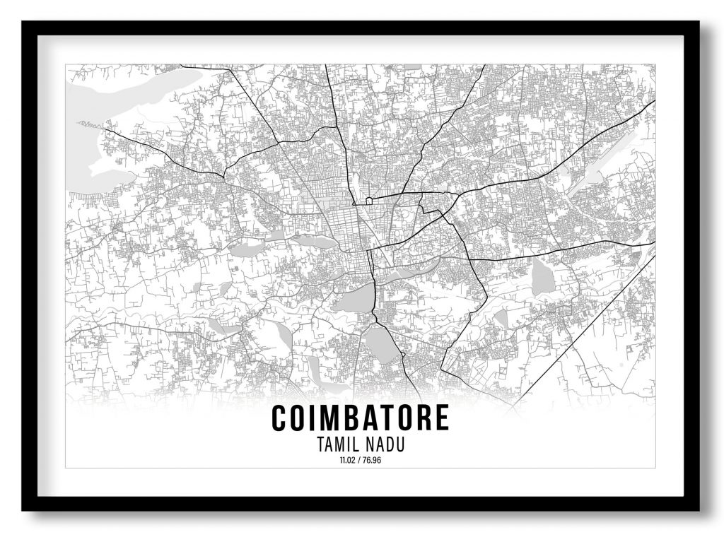 Coimbatore gradient map
