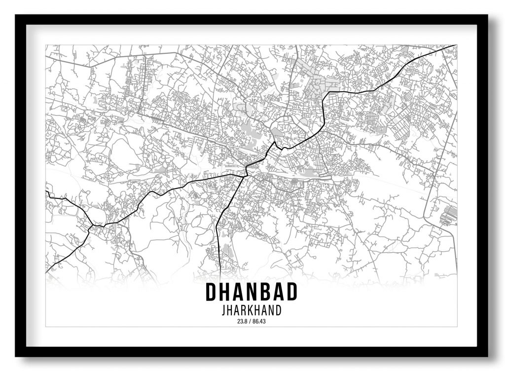 Dhanbad gradient map