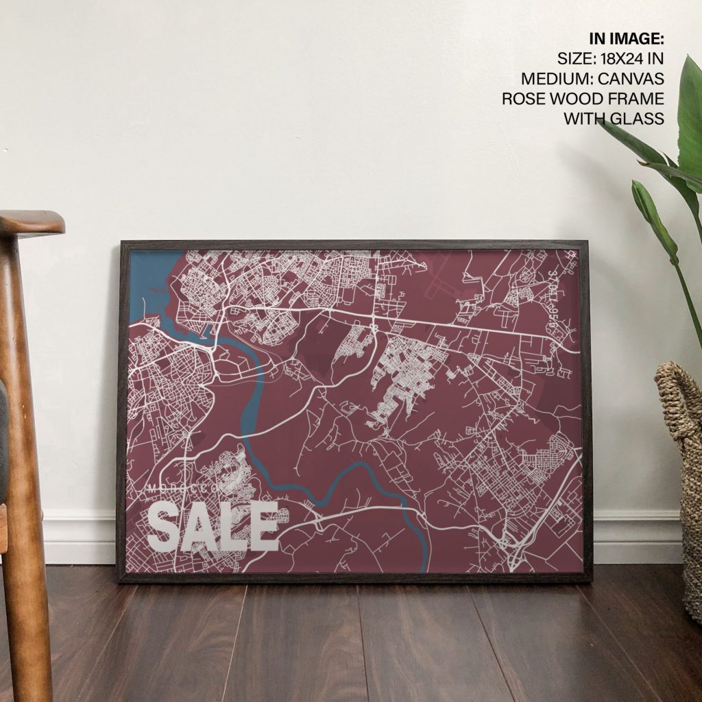 MOROCCO SALE - City Map – Wall Painting