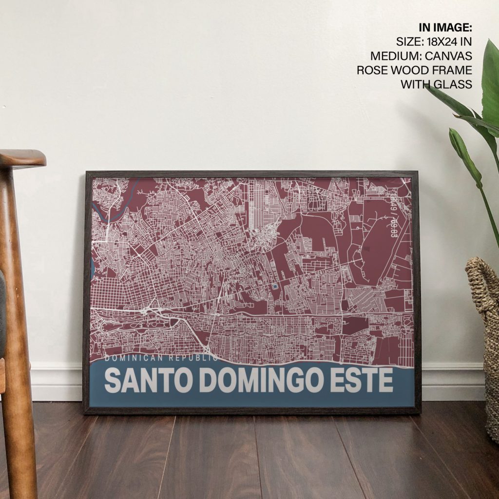 DOMINICAN REPUBLIC SANTO DOMINGO ESTE - Place Name – Wall Art