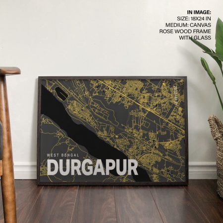 WEST BENGAL DURGAPUR 23 52 87 31 - City Map – Wall Decor