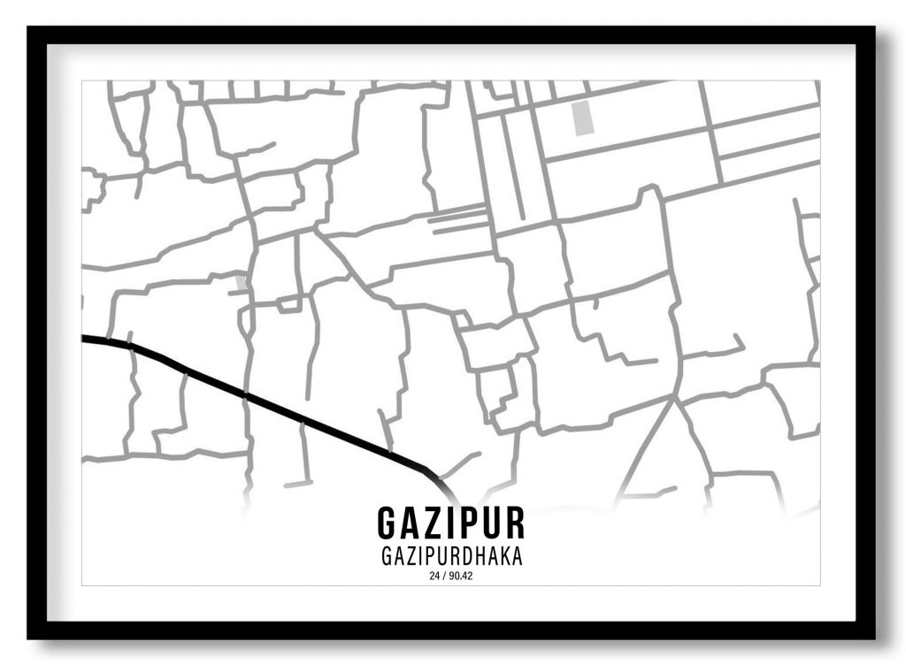 Gazipur gradient map