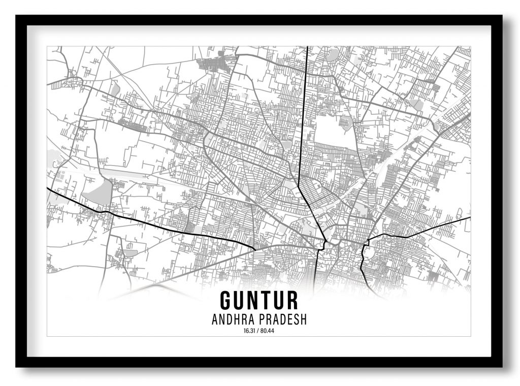 Guntur gradient map