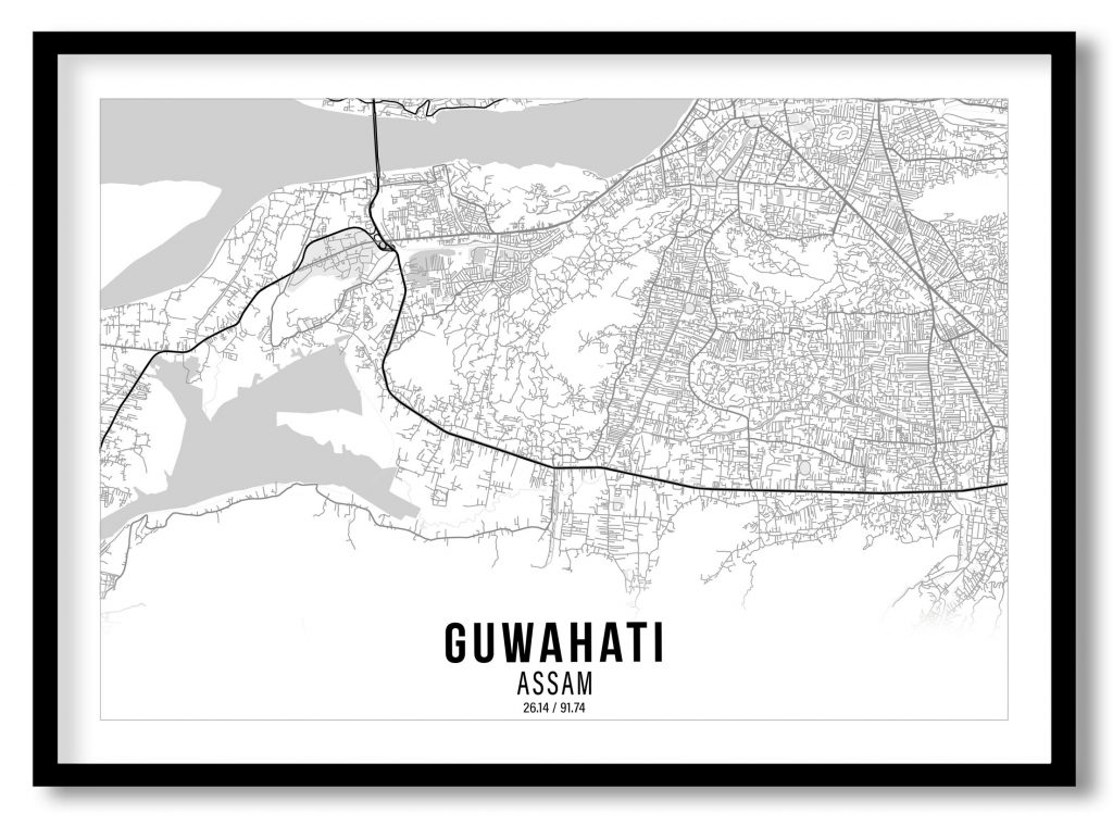 Guwahati gradient map
