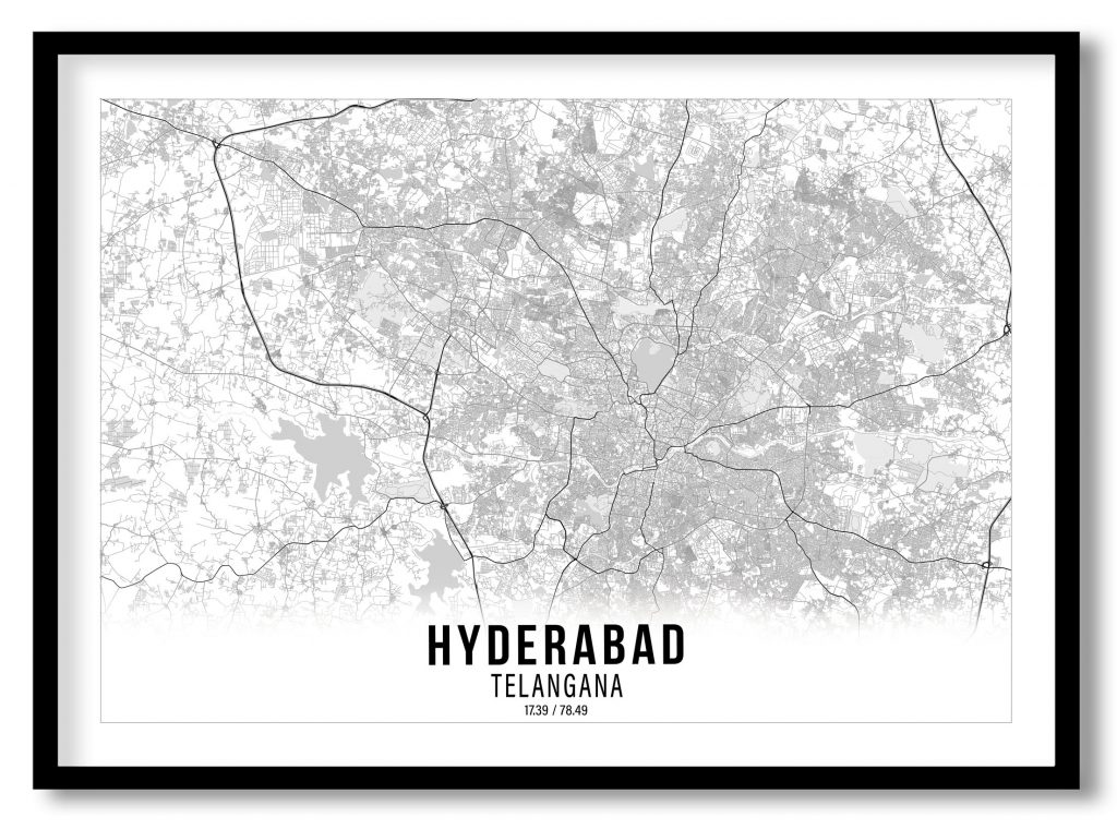 Hyderabad gradient map