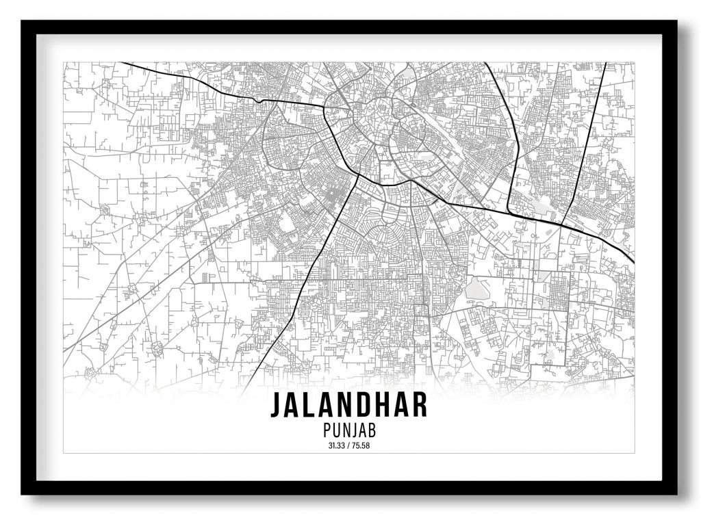 Jalandhar gradient map