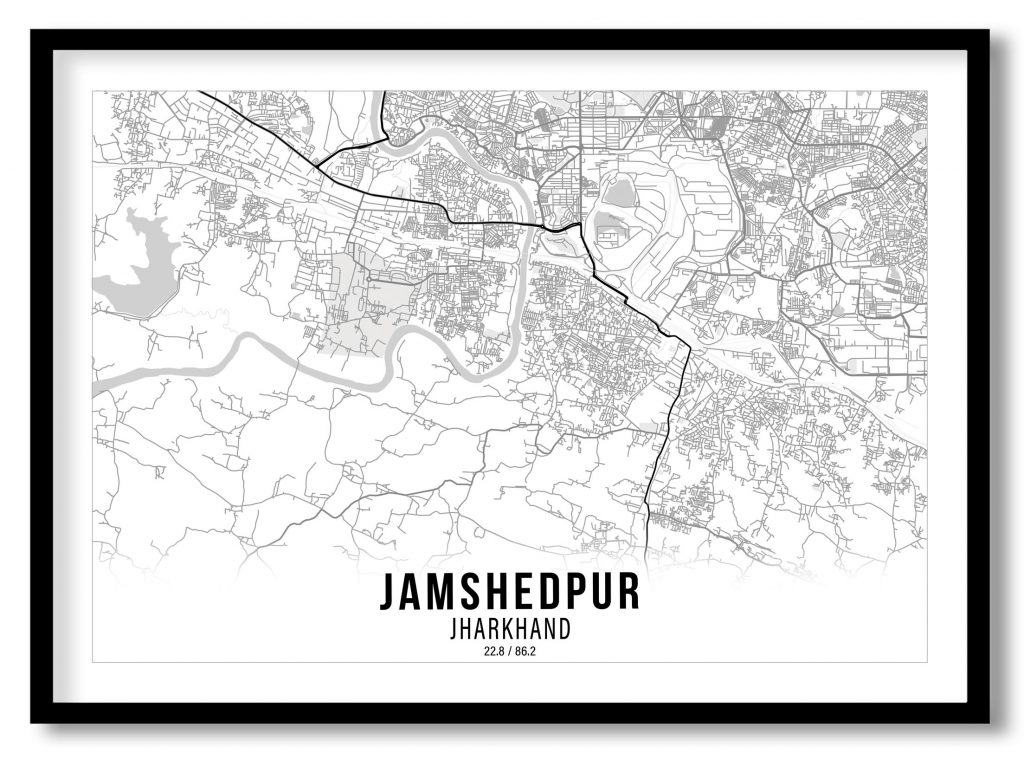 Jamshedpur gradient map