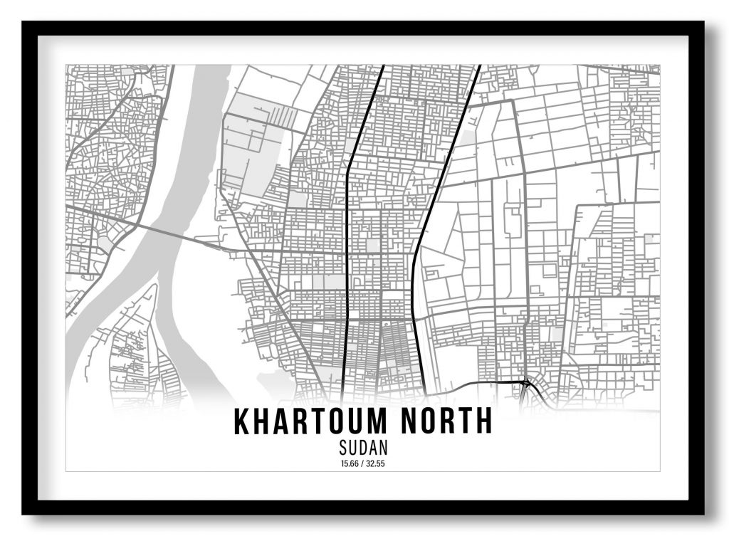 Khartoum North gradient map