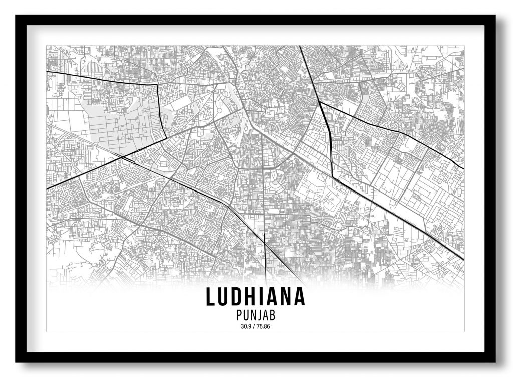 Ludhiana gradient map