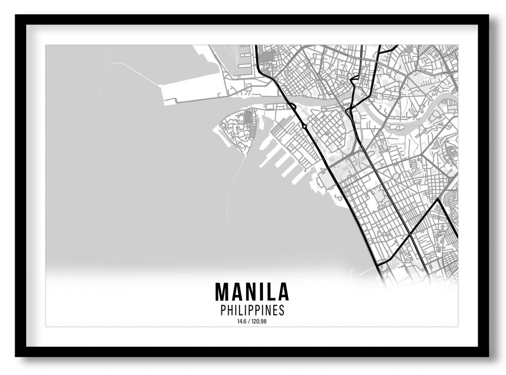 Manila gradient map