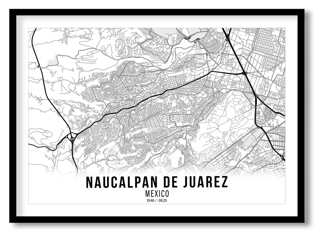 Naucalpan De Juarez gradient map