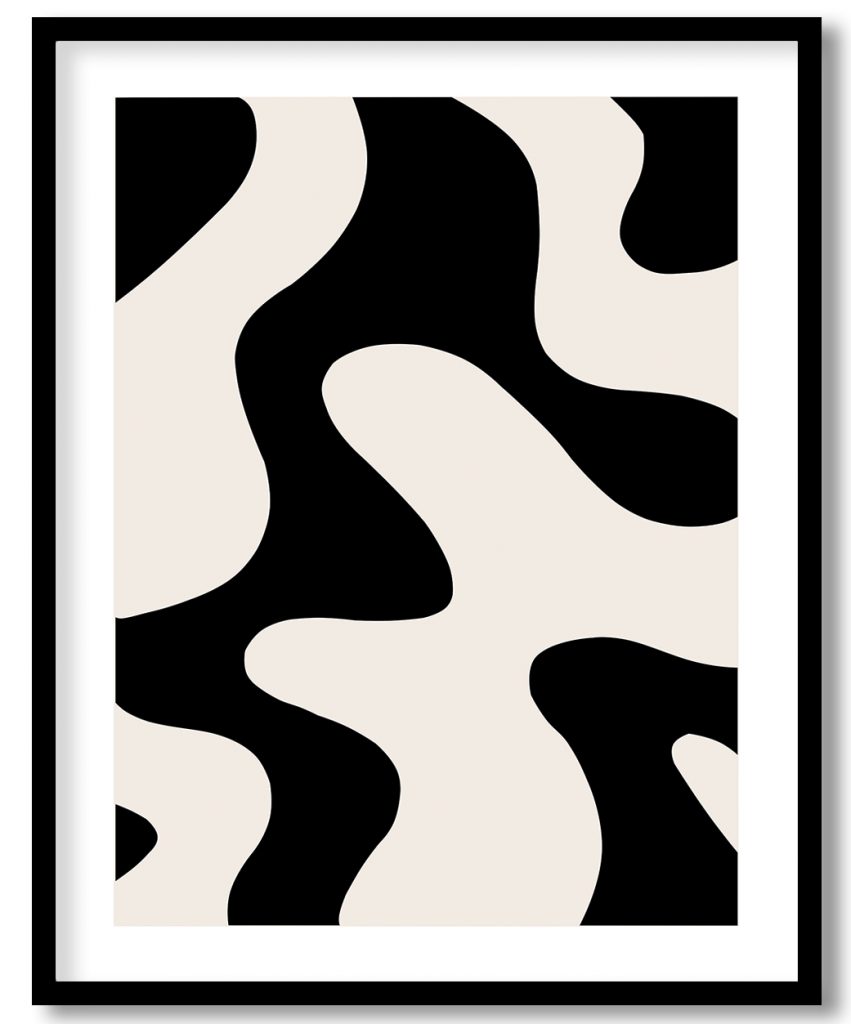 Abstract zebra engraving