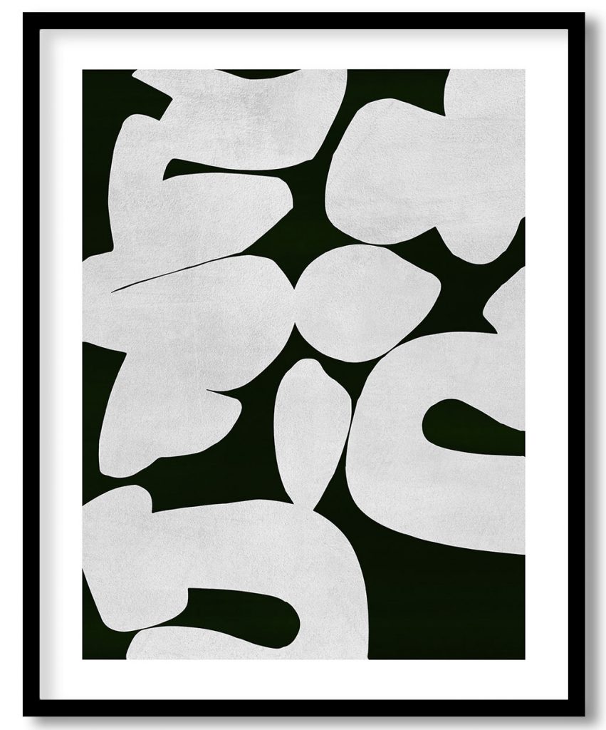 Abstract contour lineation