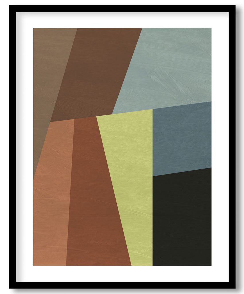 Abstract uneven stripe