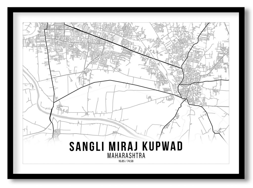 Sangli Miraj Kupwad gradient map