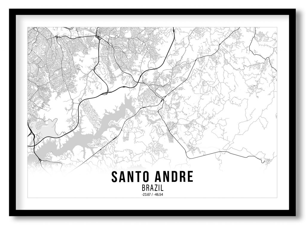 Santo Andre gradient map