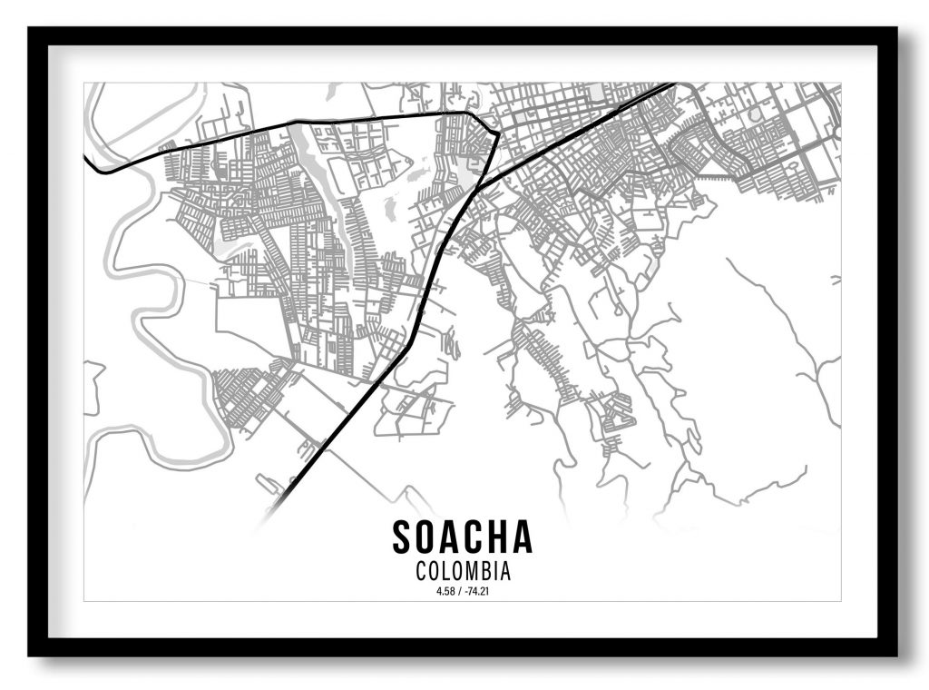 Soacha gradient map