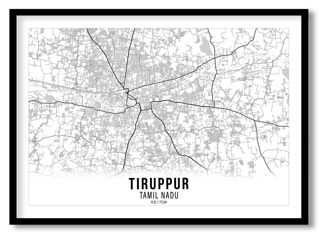 Tiruppur gradient map