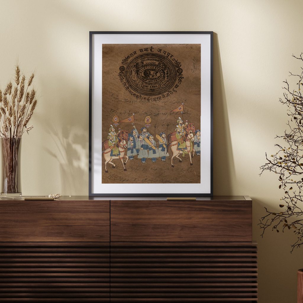 Miniature Courtly Procession with Stamp – Home Decor