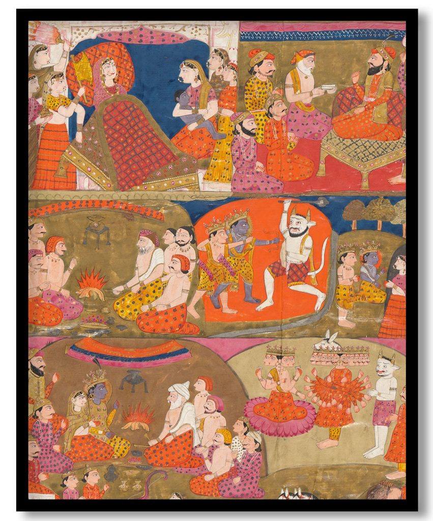 Ram’s Marriage to Sita by Anonymous (Late 19th century)