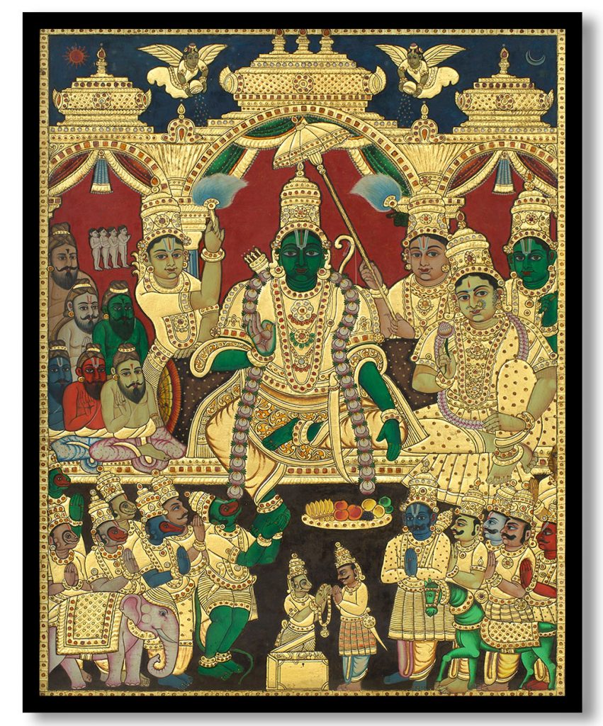 Scene from the epic Ramayana (20th century)