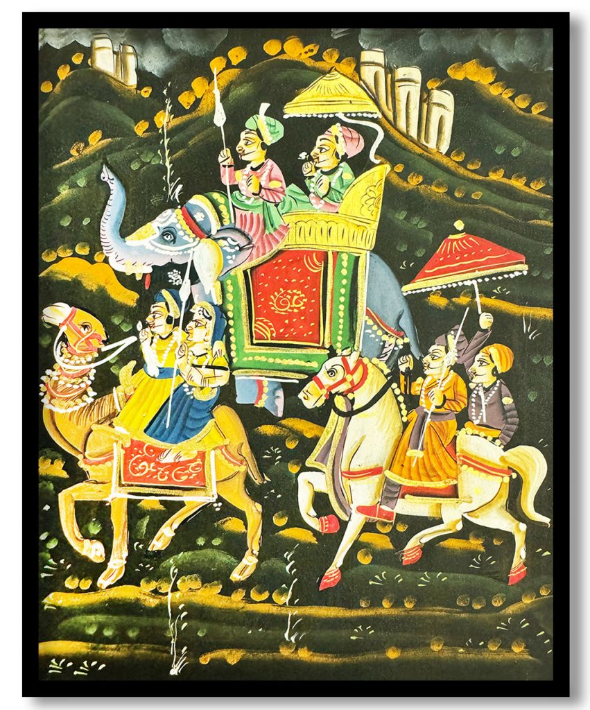 Rajput king procession