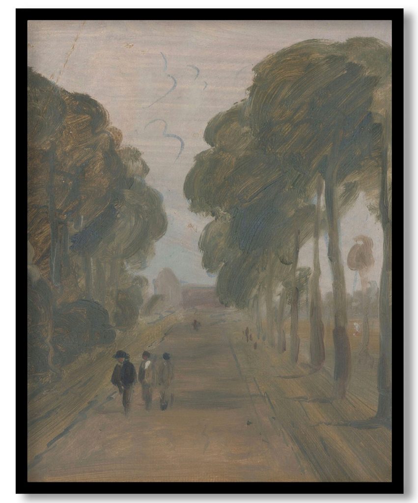 Avenue with Figures by unknown artist  (1807)