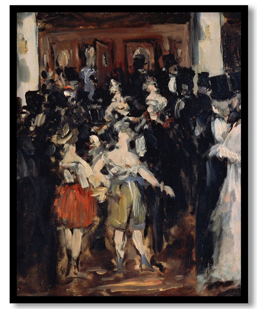 Masked Ball at the Opera by Edouard Manet (1873)