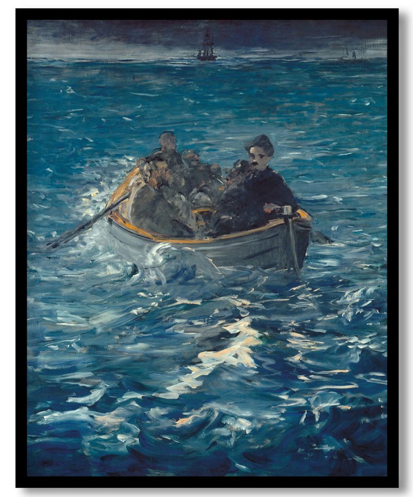 Rochefort's Escape by Edouard Manet (1880-81)