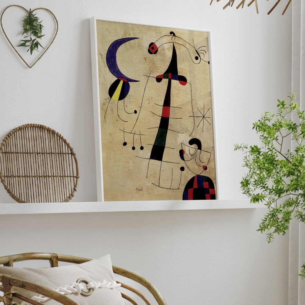 Il compianto degli amanti by Joan Mirò (1953)