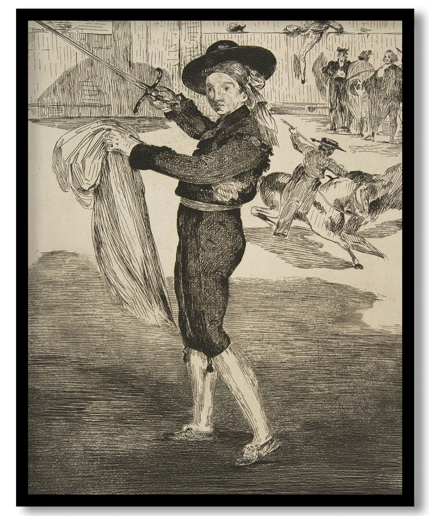 Mlle. Victorine in the Costume of an 'Espada' (L'espada) by Edouard Manet (1862)