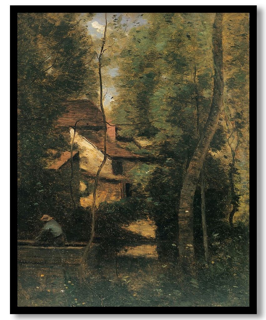 Mothois (Oise) Near Gournay-en-Bray by Jean Baptiste Camille Corot