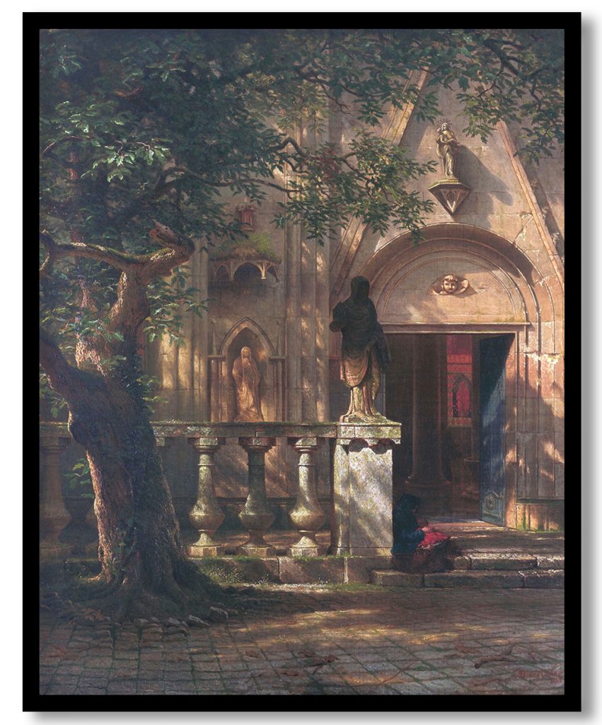 Sunlight and Shadow by Albert Bierstadt (1862)