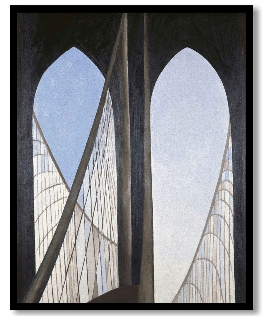 Brooklyn Bridge by Georgia O'Keeffe (1949)