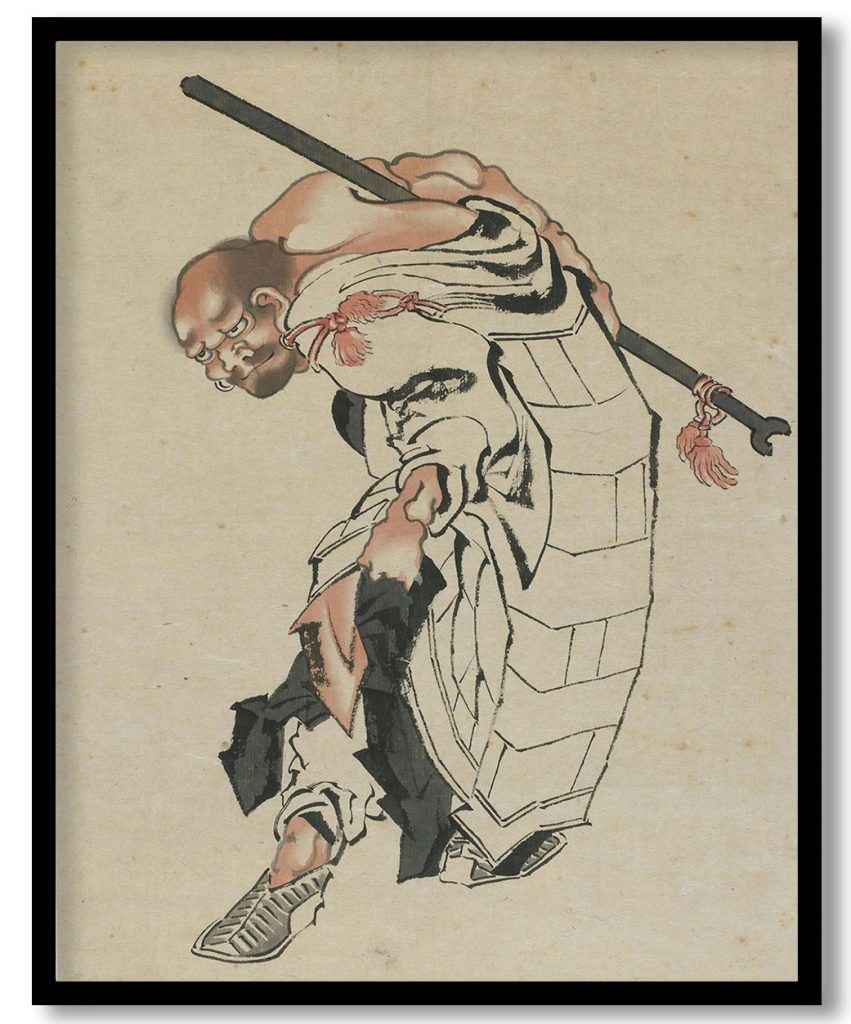 Buddhist figure by Katsushika Hokusai (1760-49)