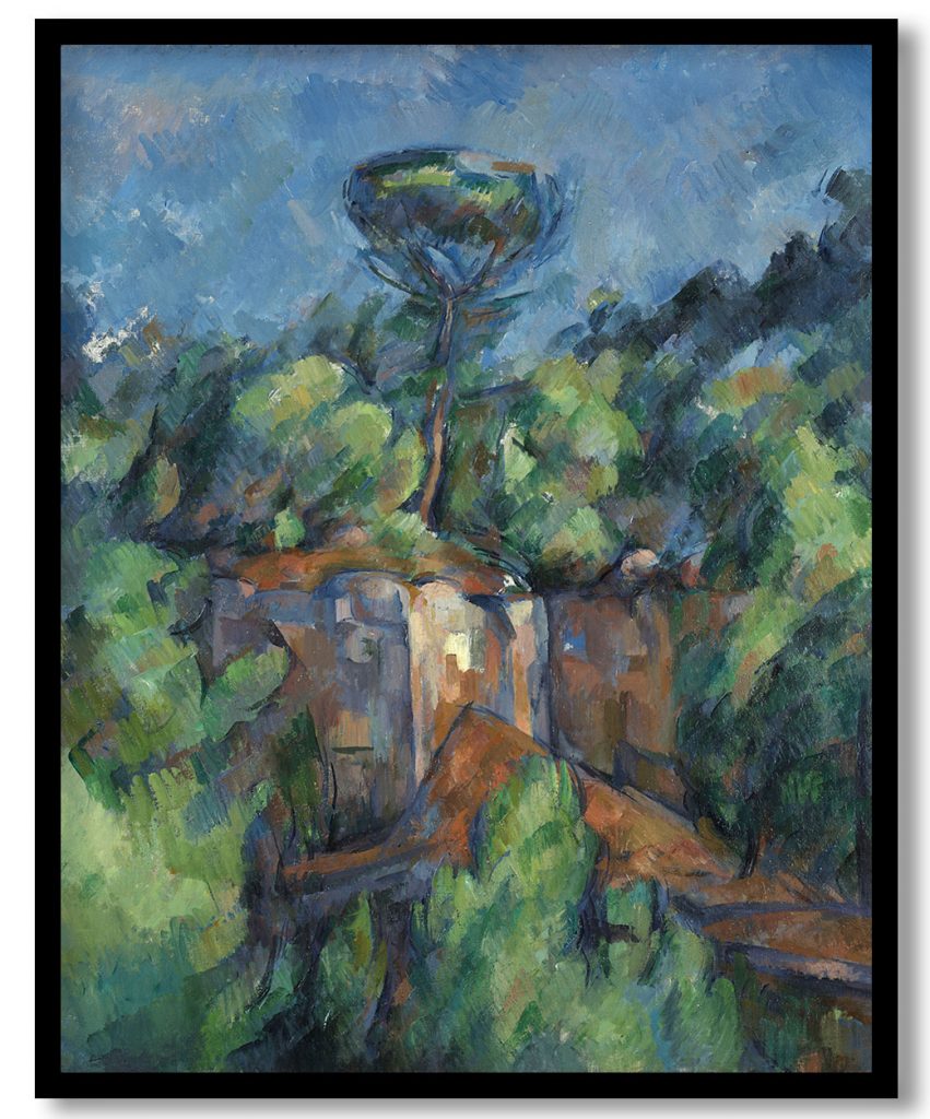 Quarry at Bibémus (Carrière de Bibémus) by Paul Cezanne (1898-00)