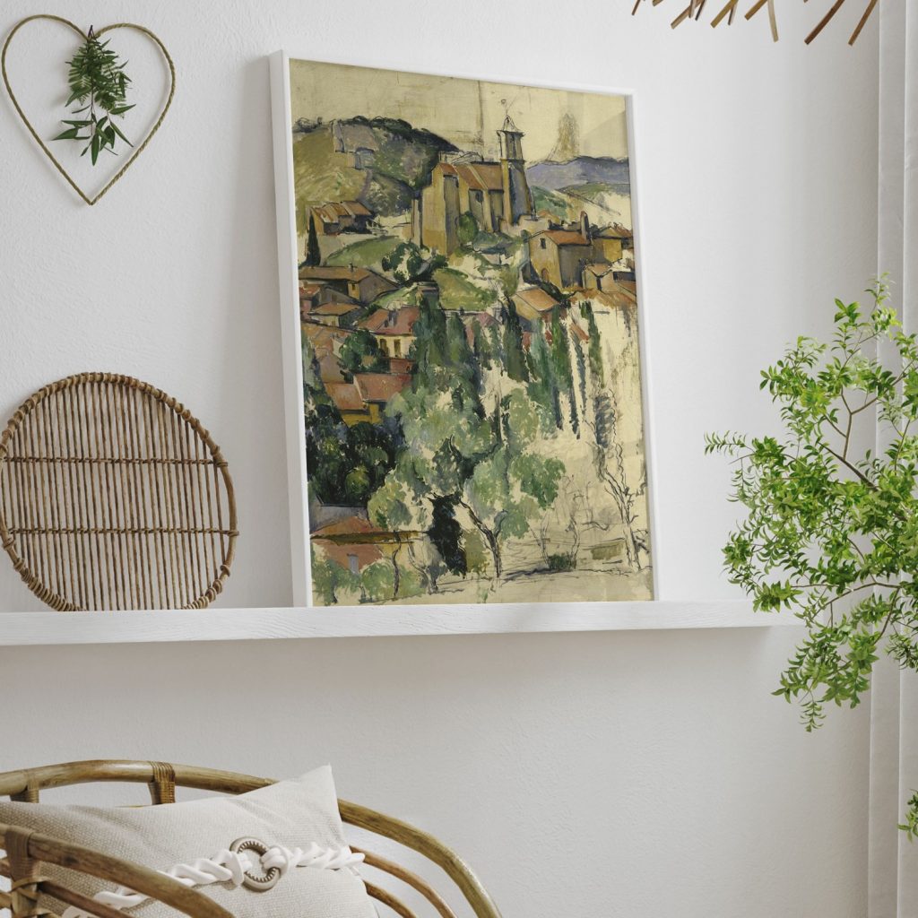The Village of Gardanne (Le Village de Gardanne) by Paul Cezanne