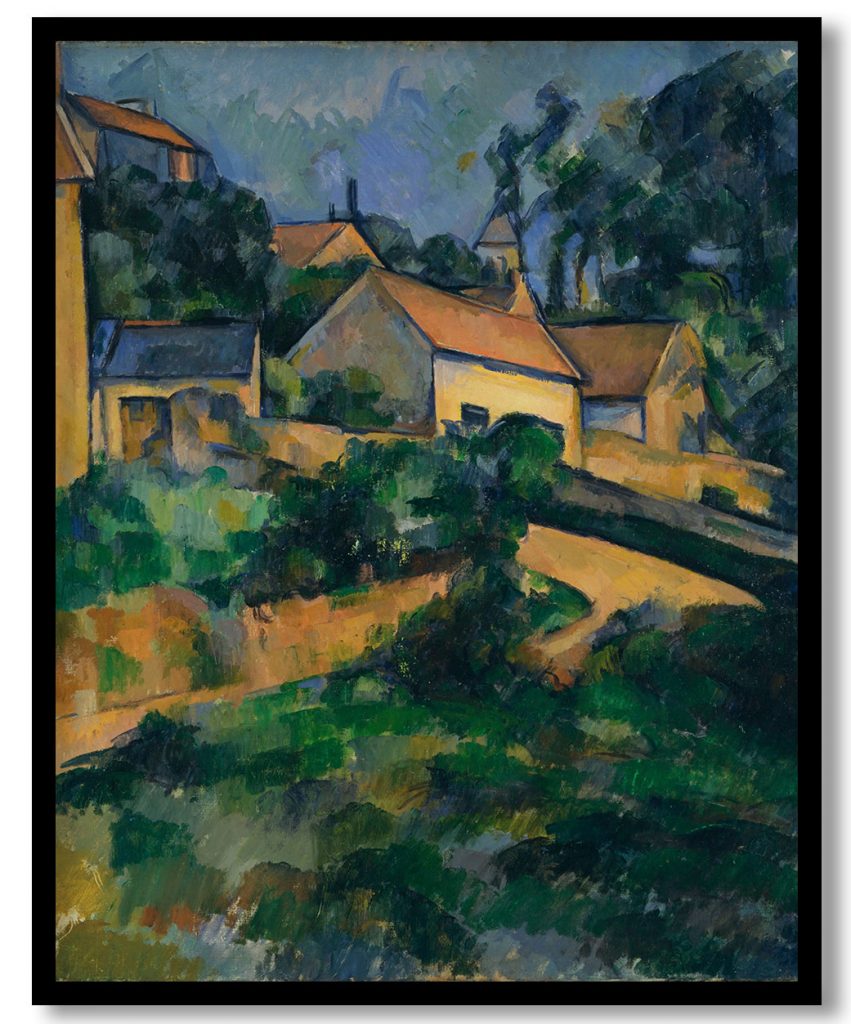 Turning Road at Montgeroult by Paul Cezanne (1898)
