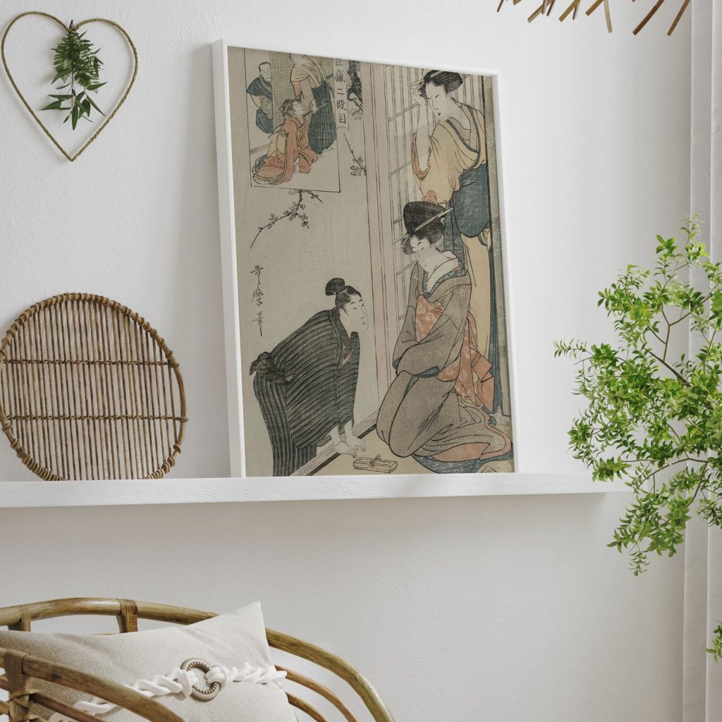 Chushingura: Act II of The Storehouse of Loyalty by Kitagawa Utamaro (1790)