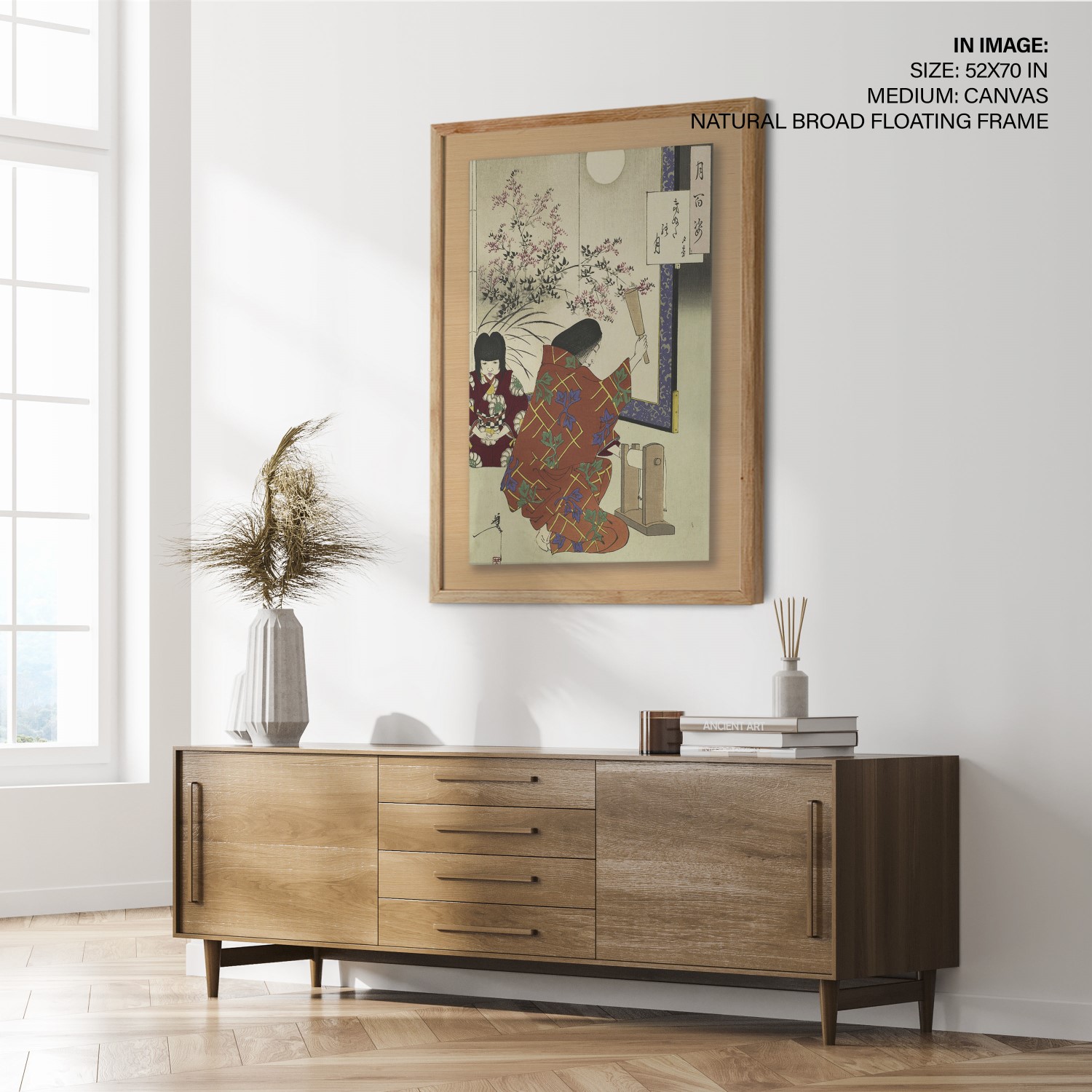 Wall Art | Cloth-beating moon: Yugiri, from the series One Hundred ...