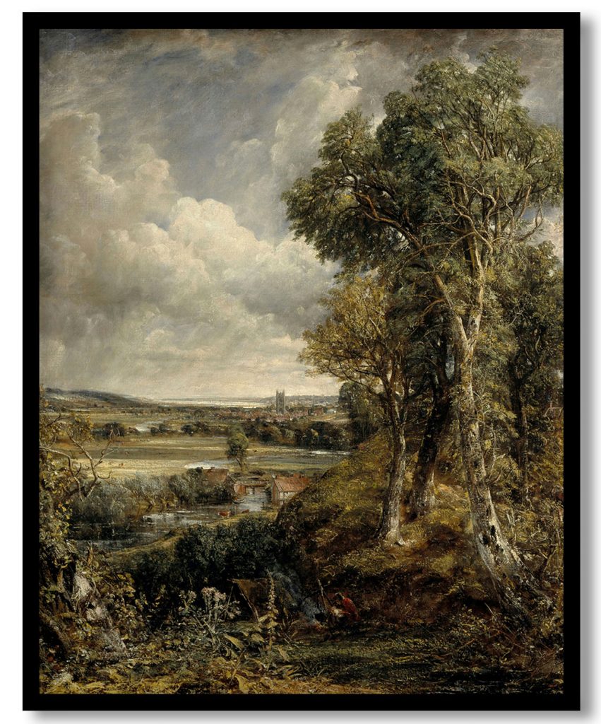 The Vale of Dedham by John Constable (1828)