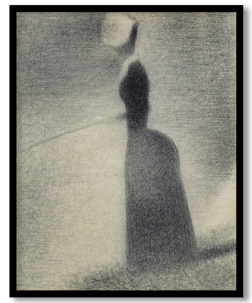 A Woman Fishing by Georges Seurat (1884)