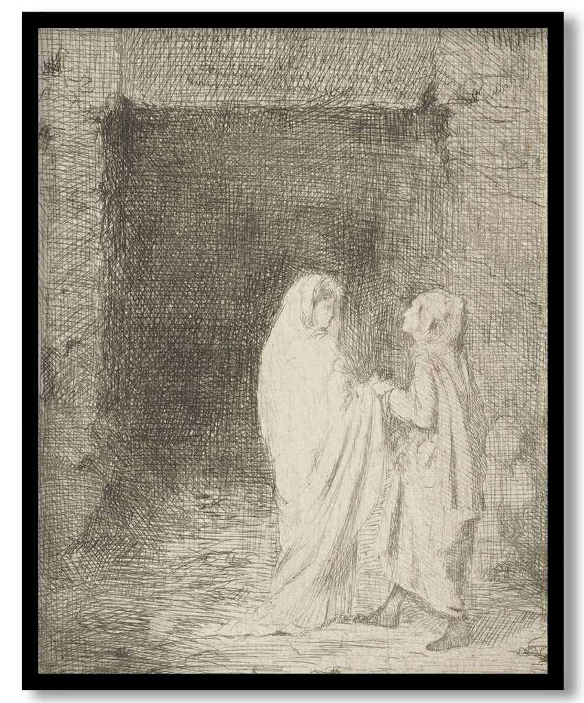 Dante and Virgil by Edgar Degas (1857)