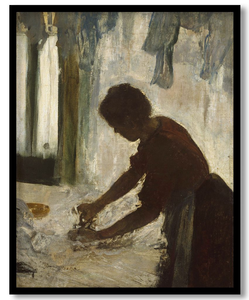 A Woman Ironing by Edgar Degas (1873)