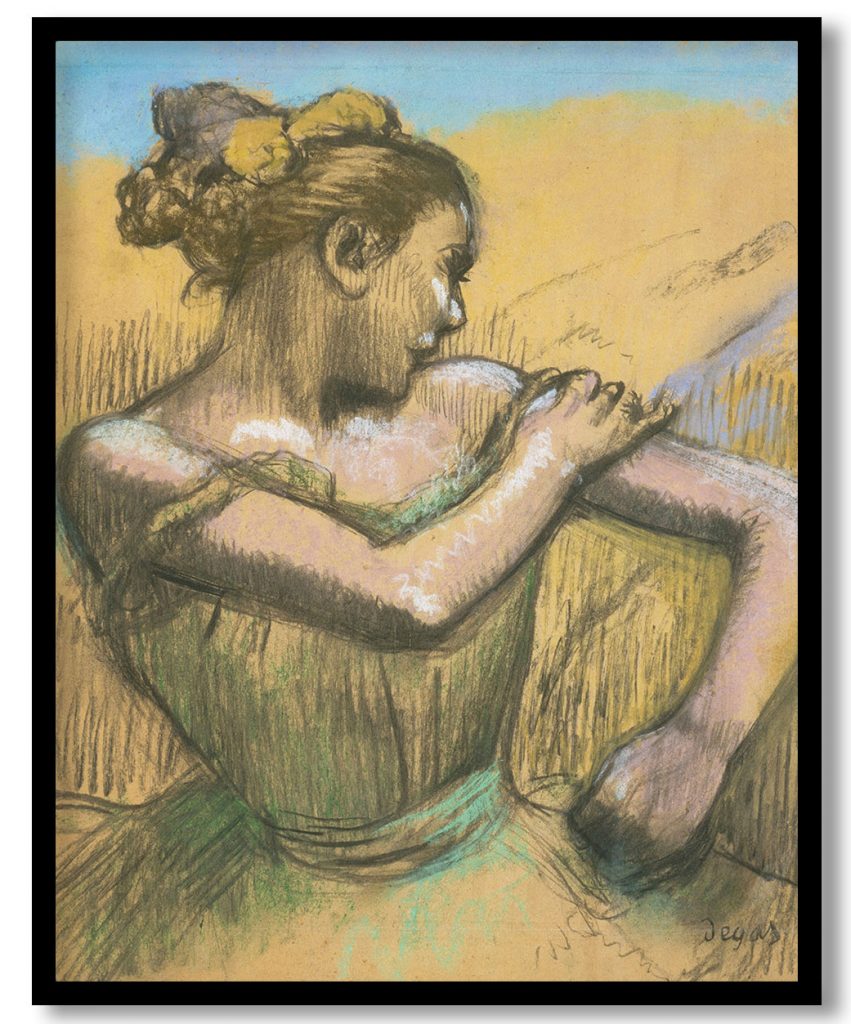 Dancer by Edgar Degas (1895-99)
