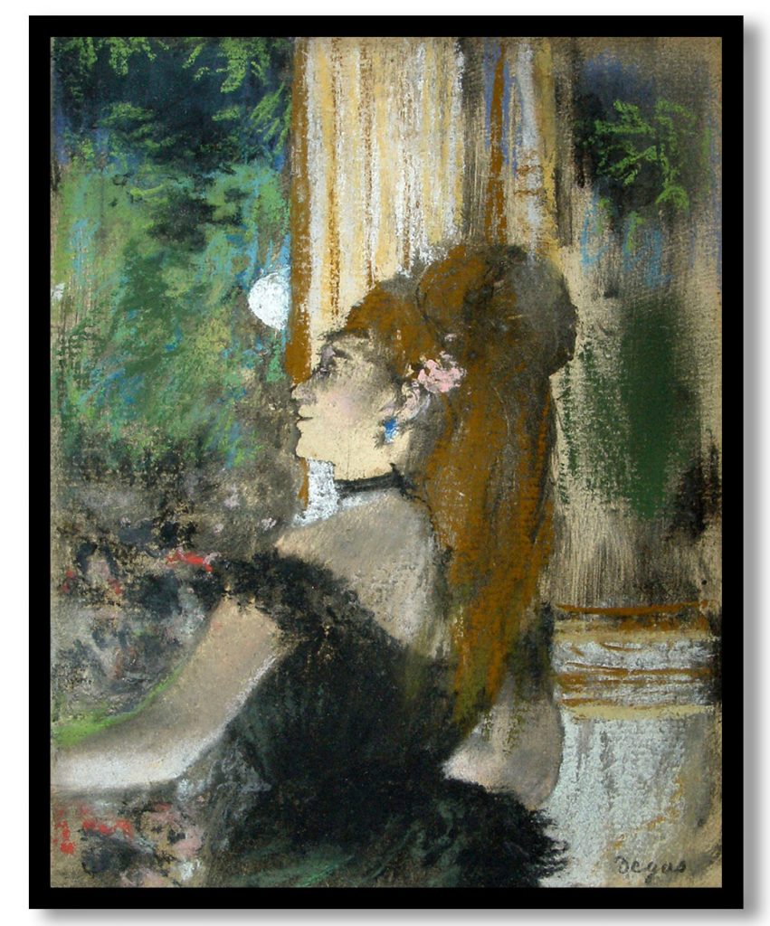 La Chanteuse (The Singer) by Edgar Degas (1877-1878)