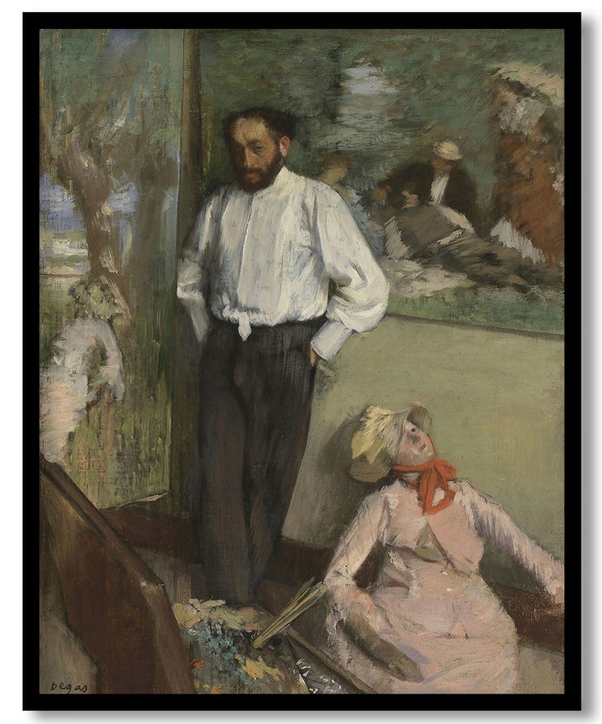 Portrait of Henri Michel-Lévy by Edgar Degas (1878)